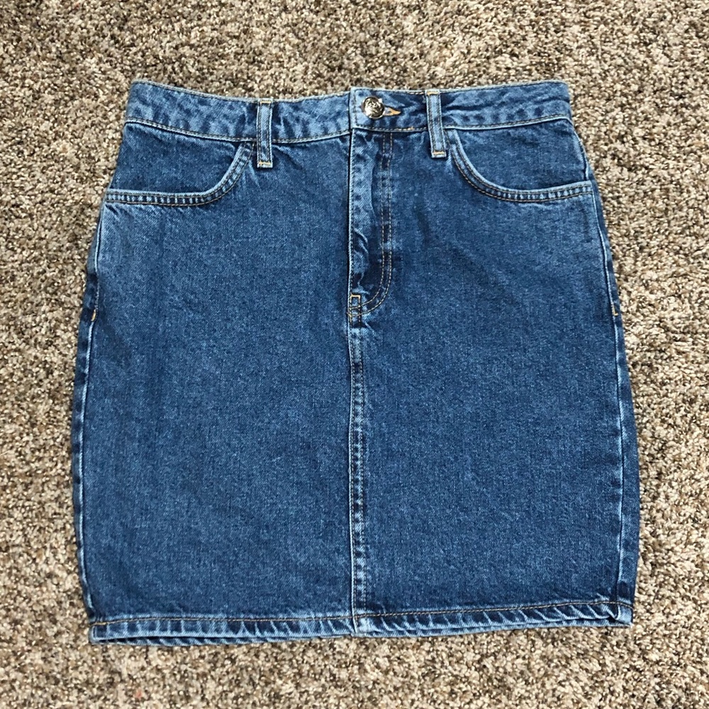 Dark Wash Jean Skirt
